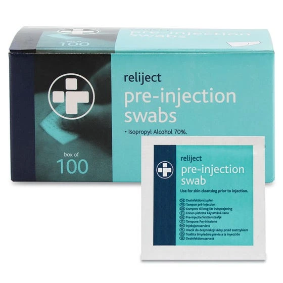 Pack of 10 Alcohol Swabs